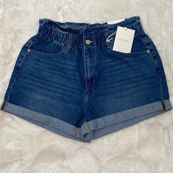 KanCan Pants - KanCan PaperBag Jean Shorts
